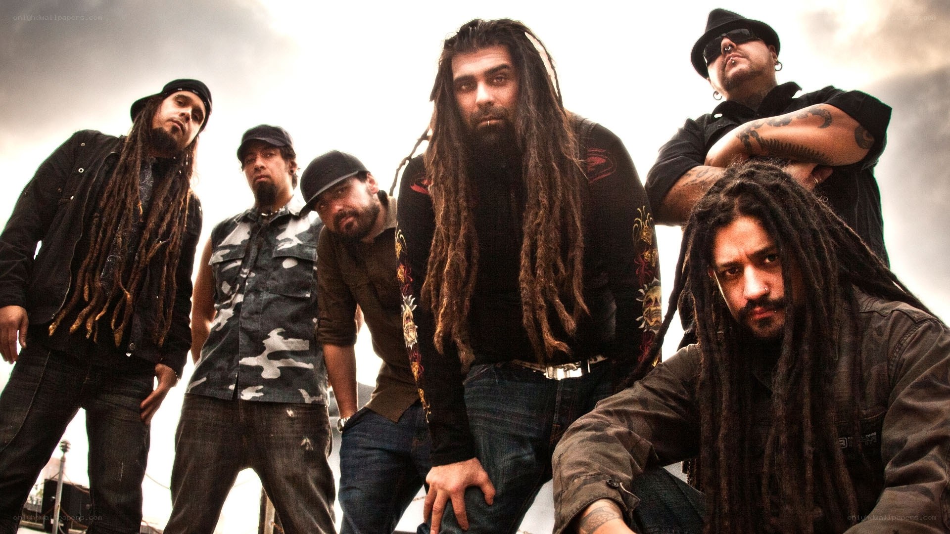 band with dreadlocks