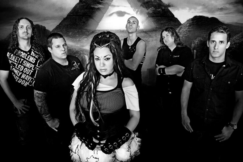Band with Female Lead — Black, Dramatic, Photograph, Pyramid
