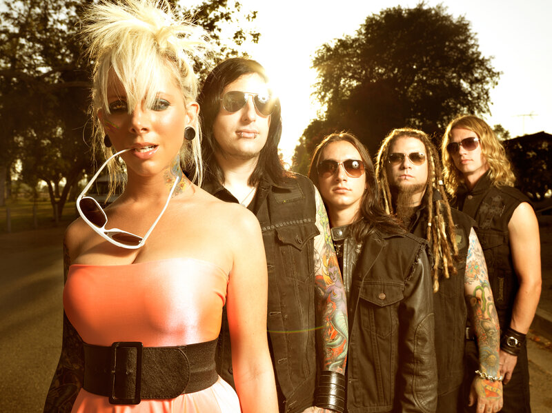 Band with Female Singer — Black, Confident