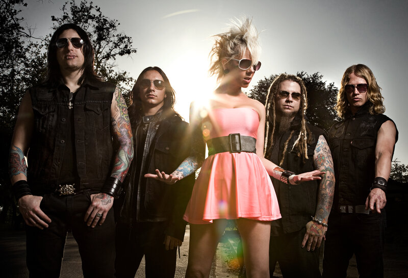 Band with Female Singer — Black, Dramatic, Afternoon