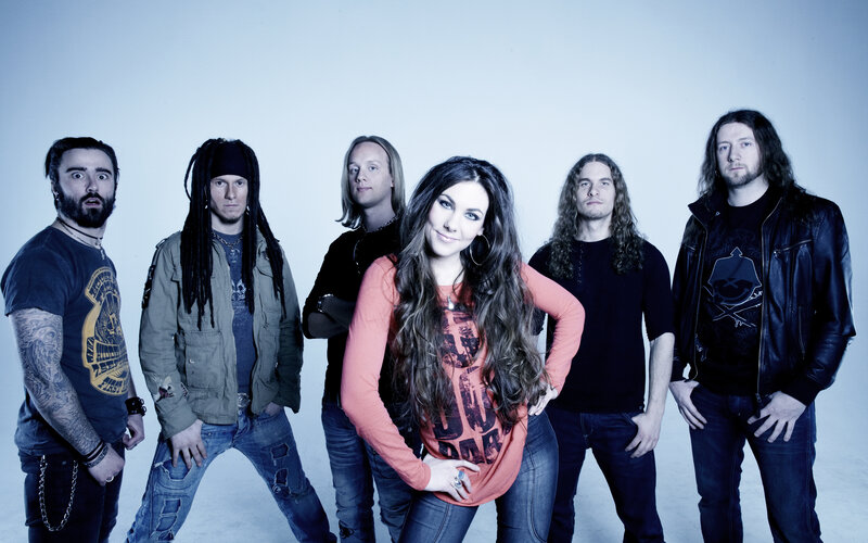 Band with Female Singer — Blue