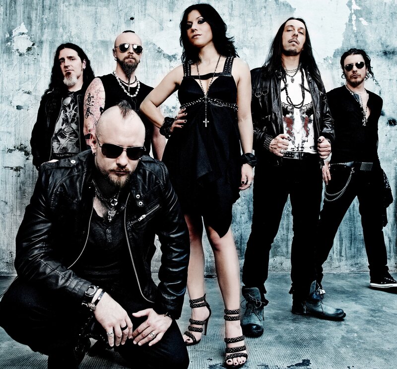 Band with Female Vocalist — Black, Serious
