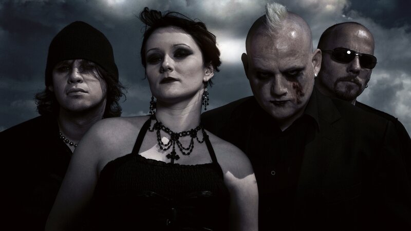 band with goth aesthetic