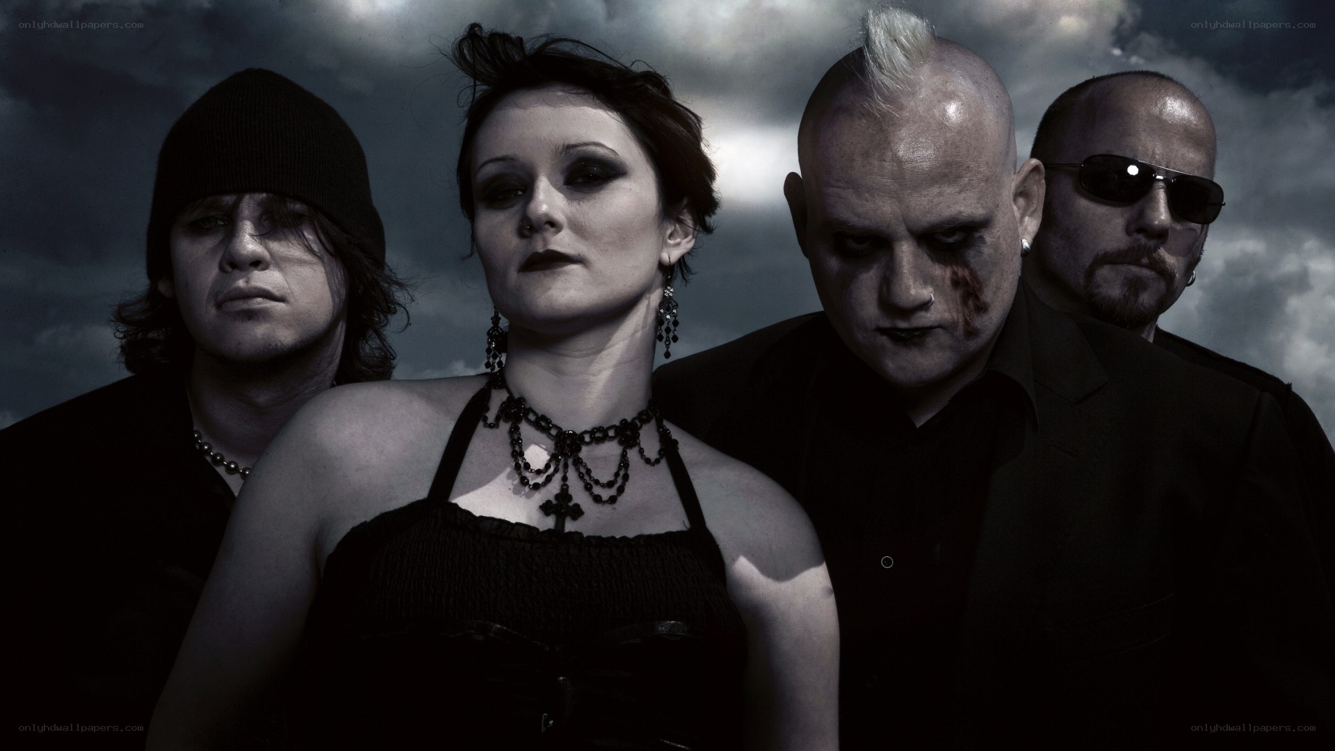 band with goth aesthetic