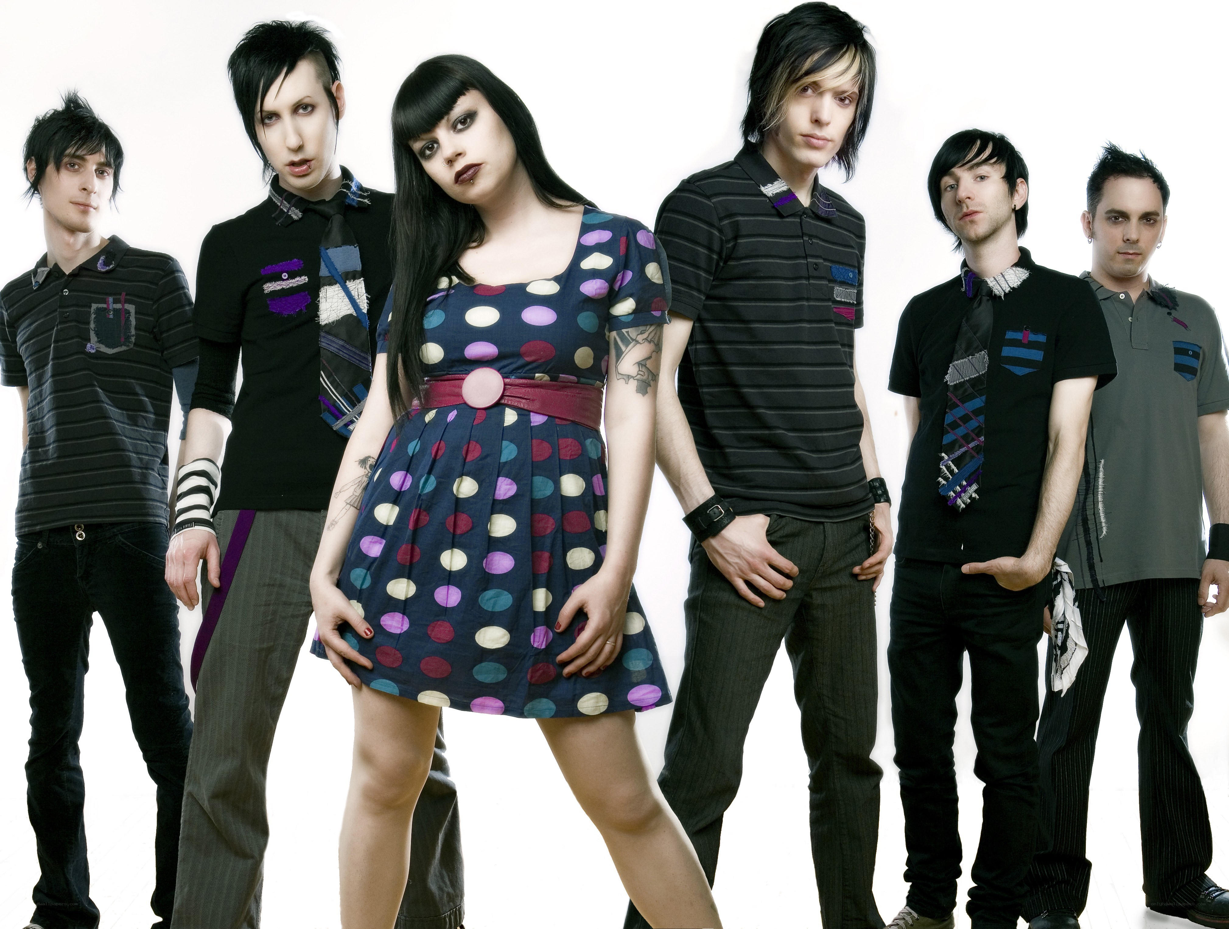 band with goth style members