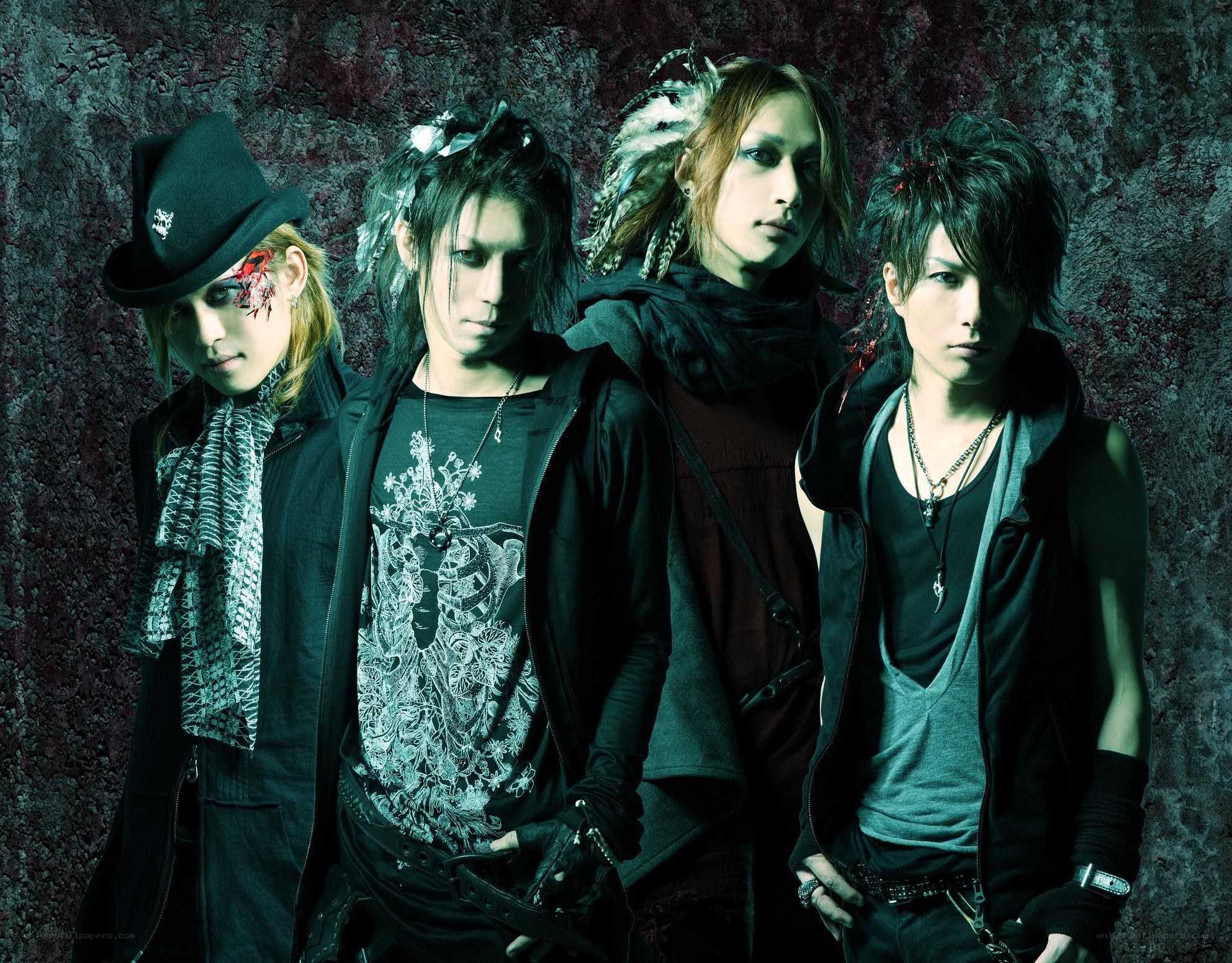 band with gothic fashion