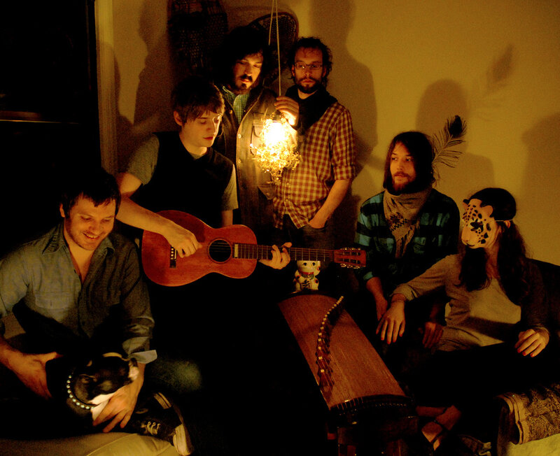 Band with Instruments — Yellow