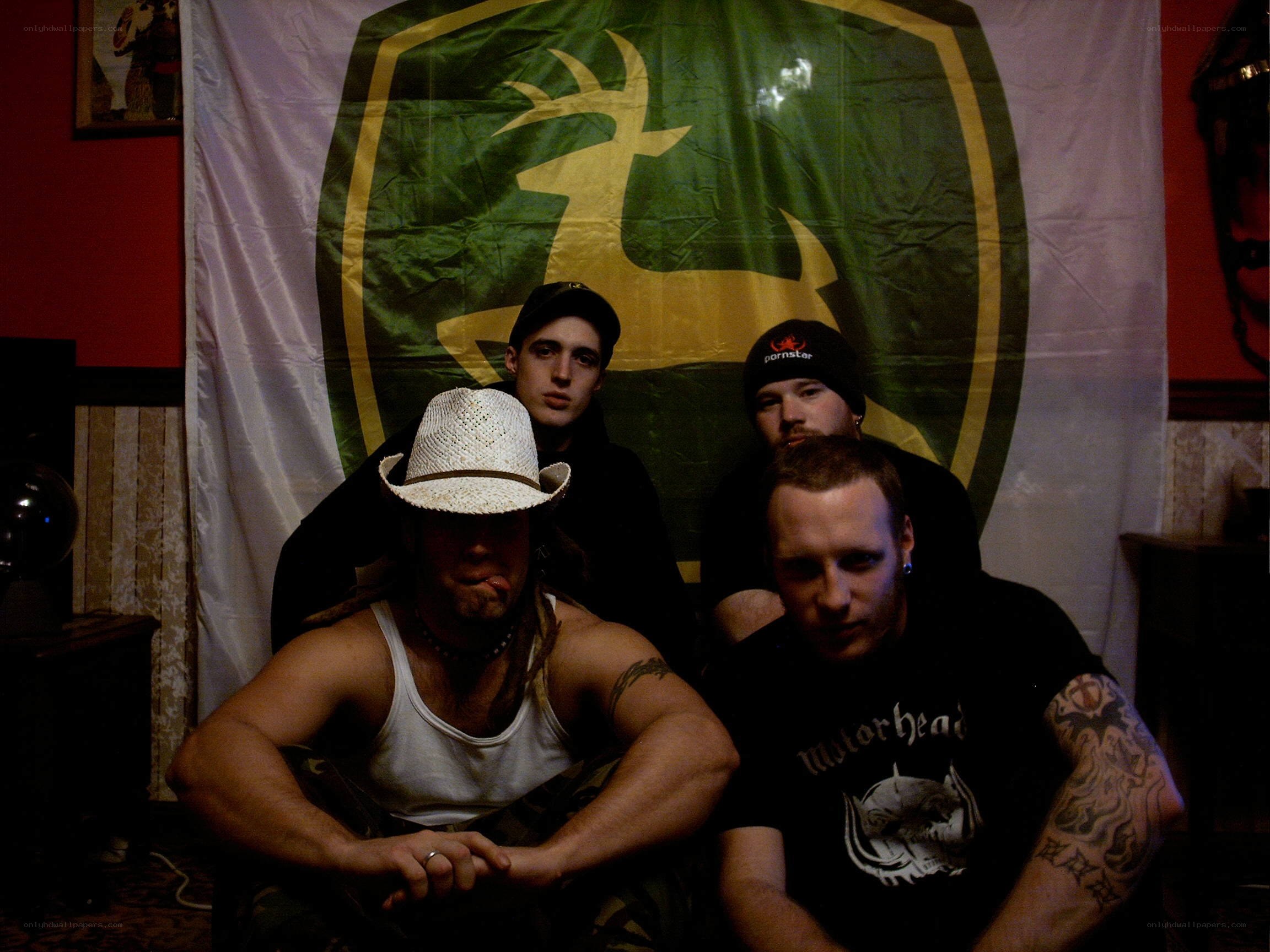 band with john deere flag