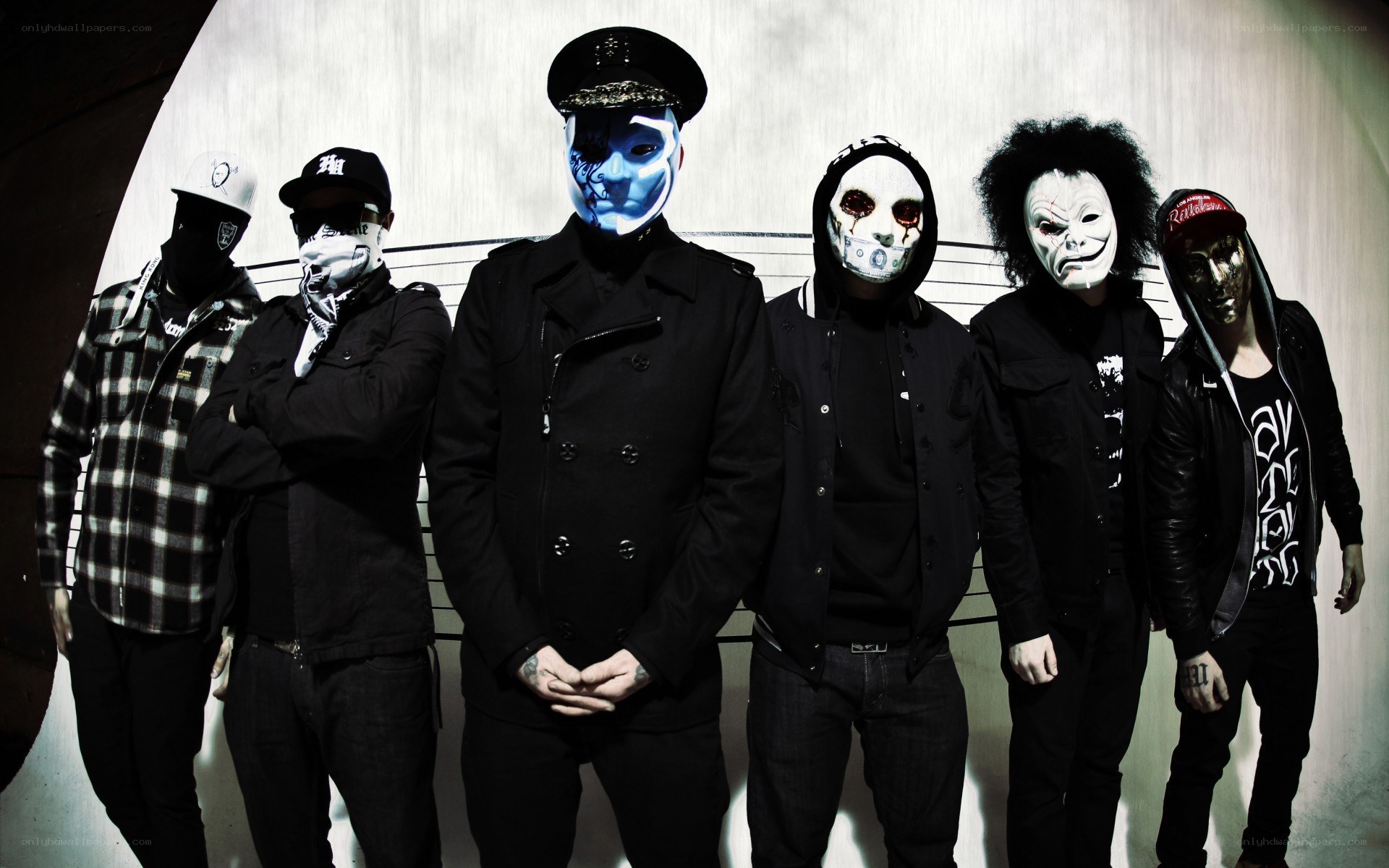 band with masked members