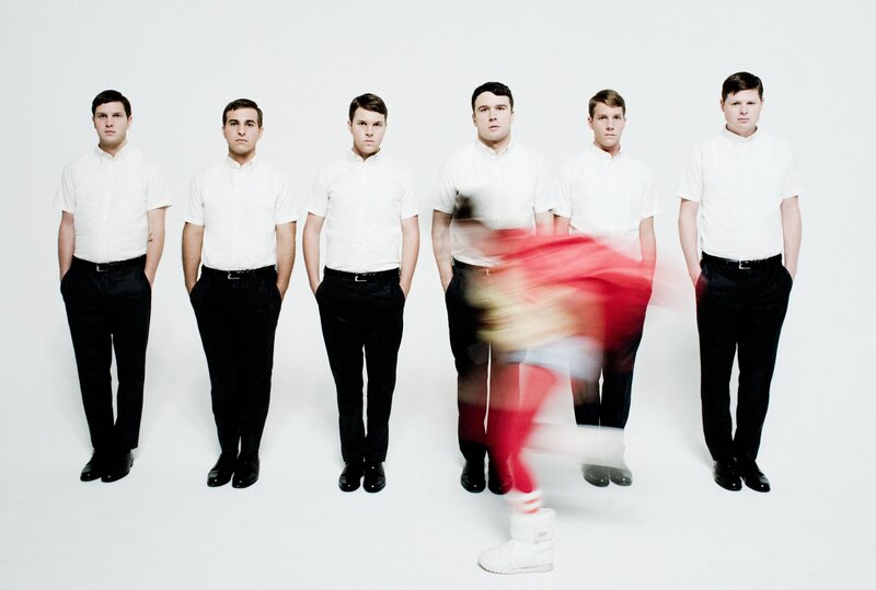 band with motion blur