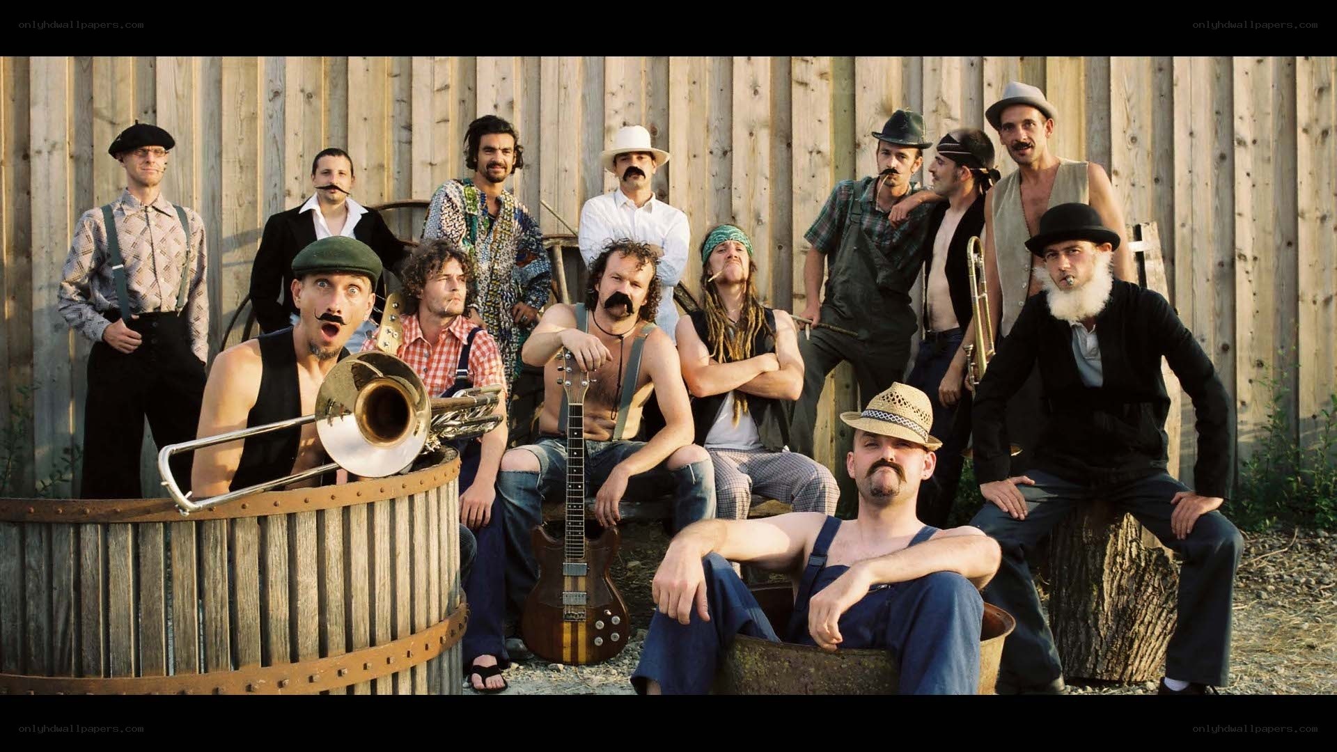 band with musical instruments