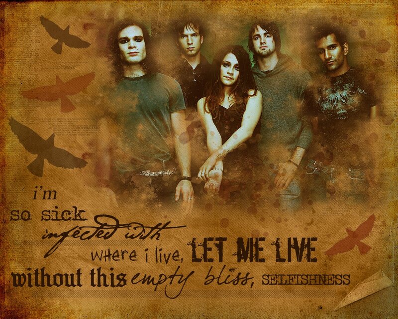band with quote on vintage background
