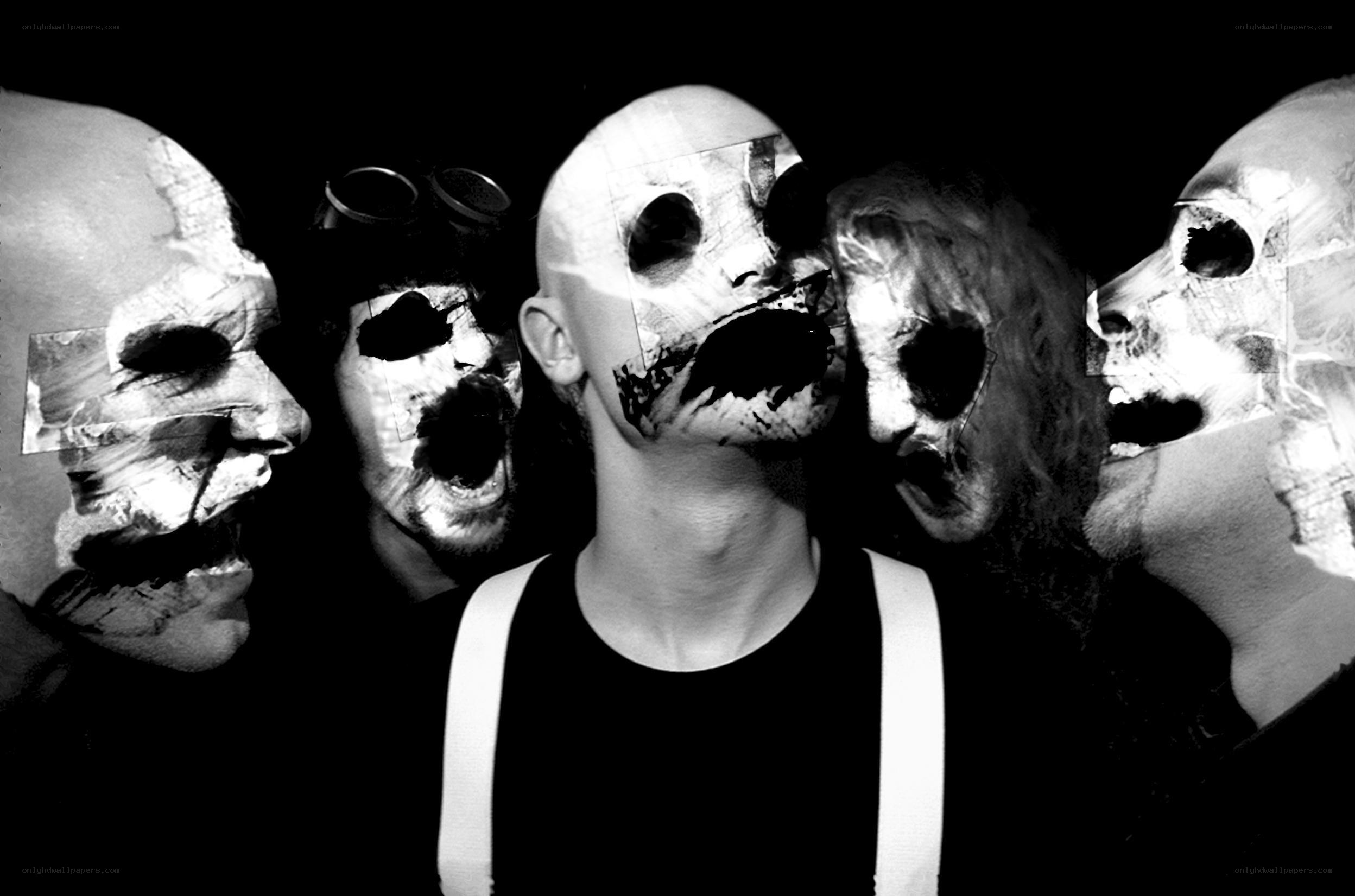 band with skull masks