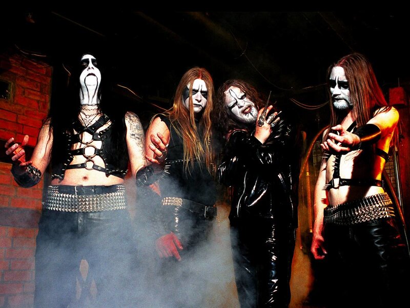 band with theatrical makeup