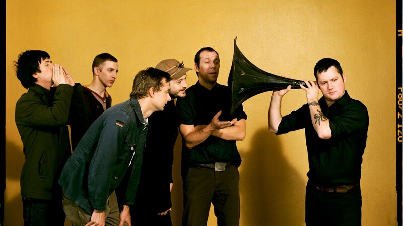 band with vintage horn