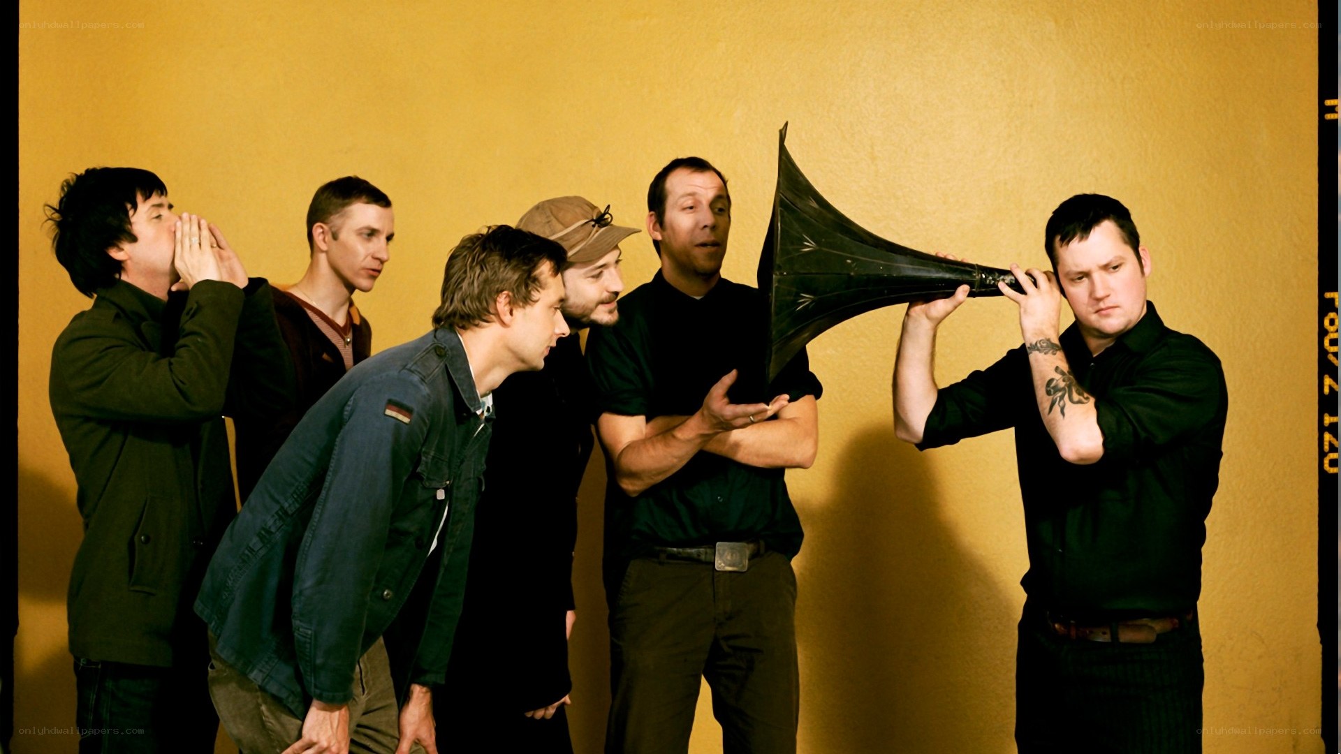 band with vintage horn