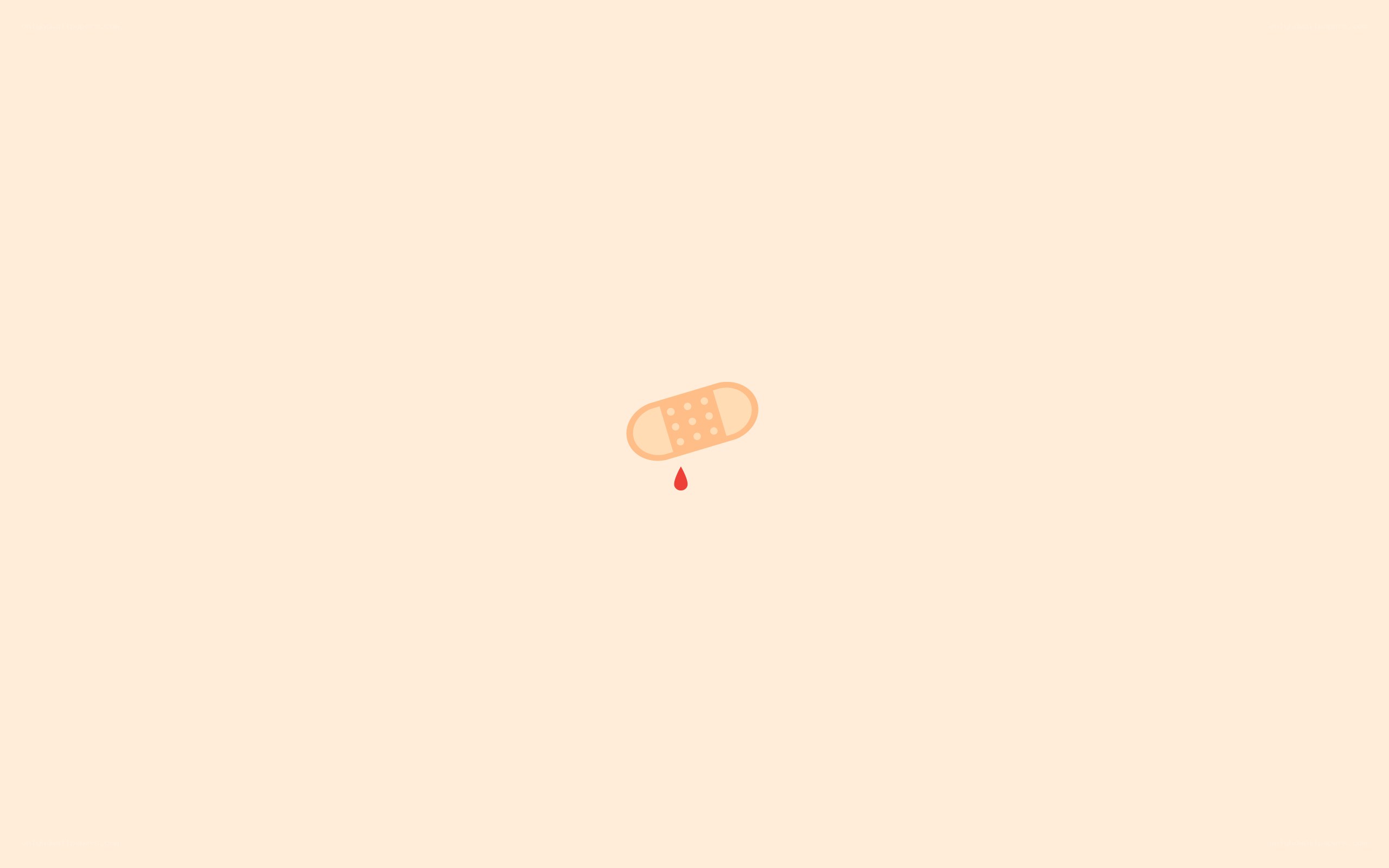 bandage with blood drop