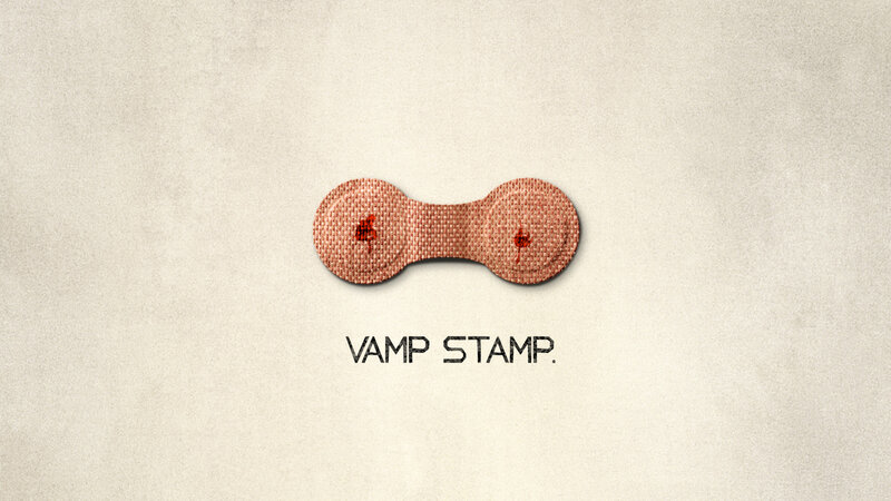 Bandage with Blood Spots