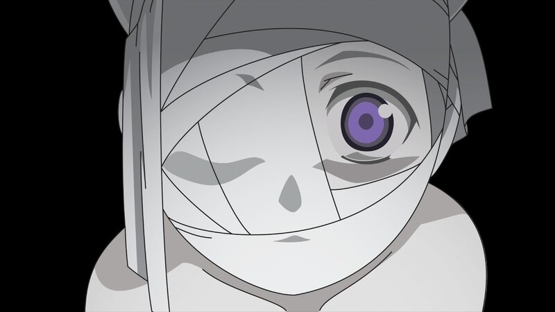 Bandaged Anime Character — Gray