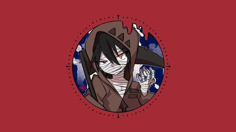 Bandaged Anime Character — Red