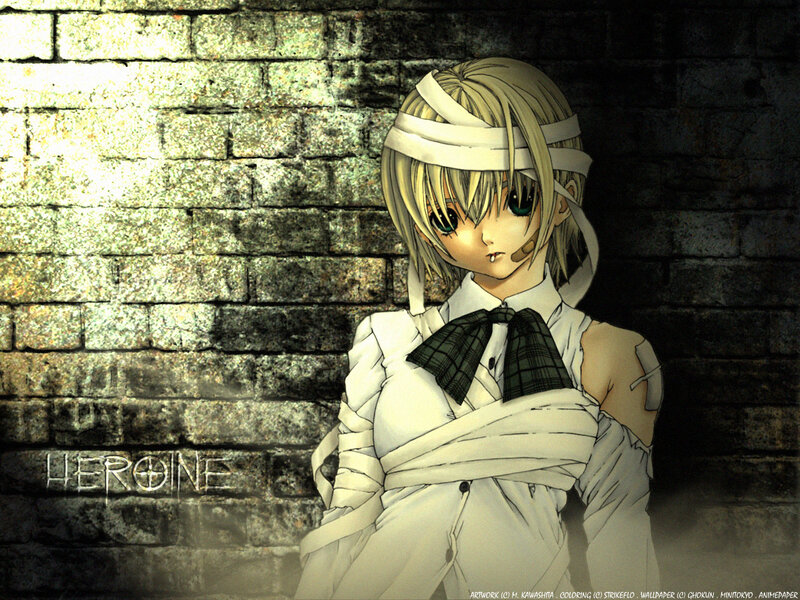 Bandaged Anime Girl