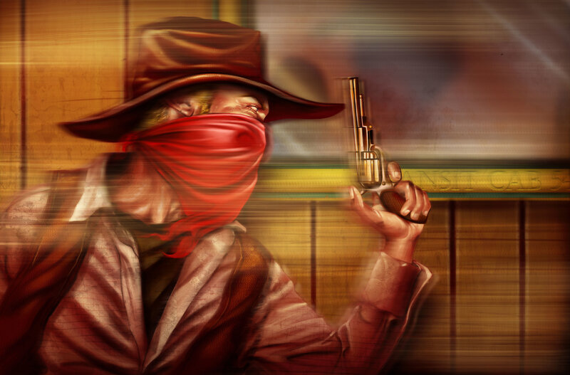 Bandit with Revolver