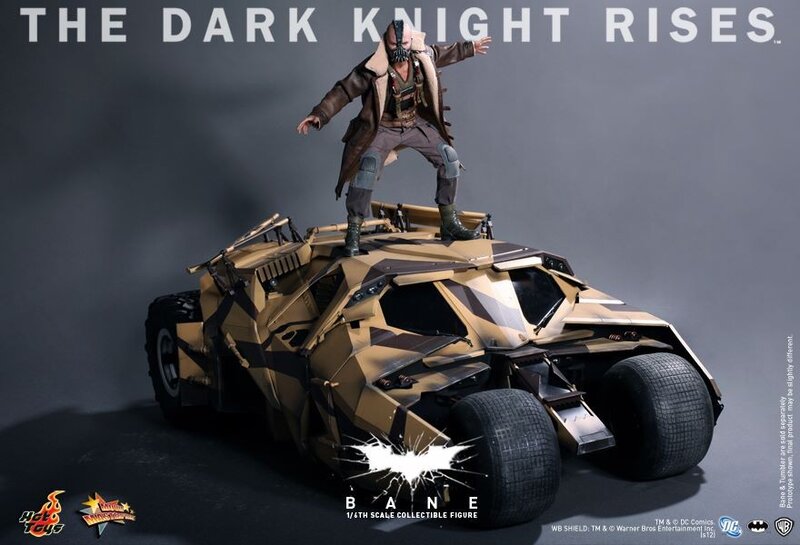 Bane and Batmobile from The Dark Knight Rises