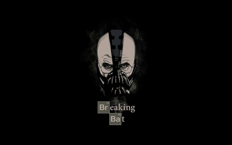 Bane Character Illustration — Black, Dark, Dramatic