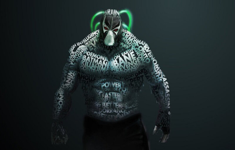 Bane Character with Mask
