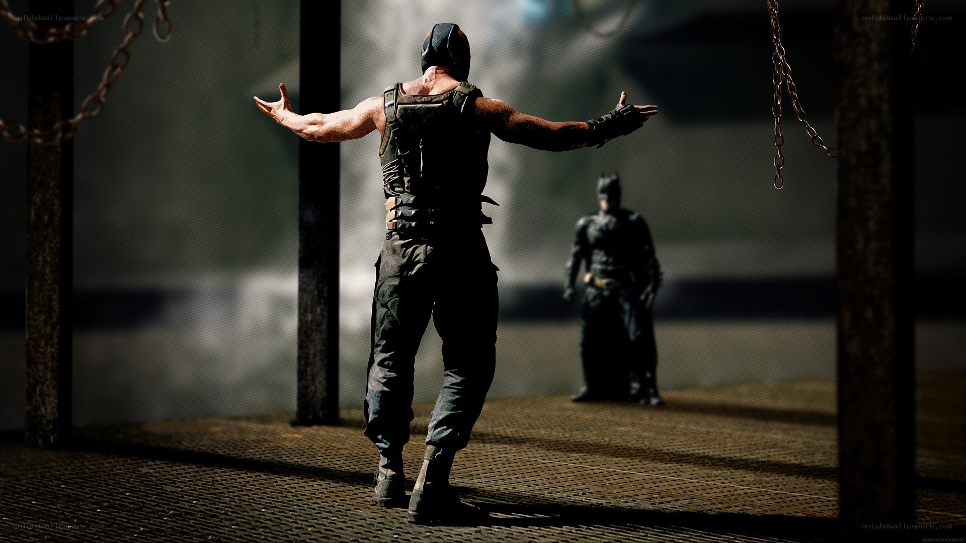 Bane confronts Batman
