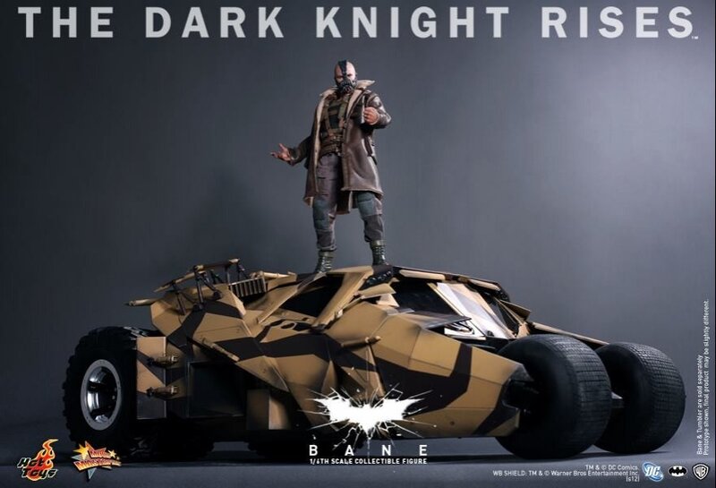 Bane Figure on Batmobile