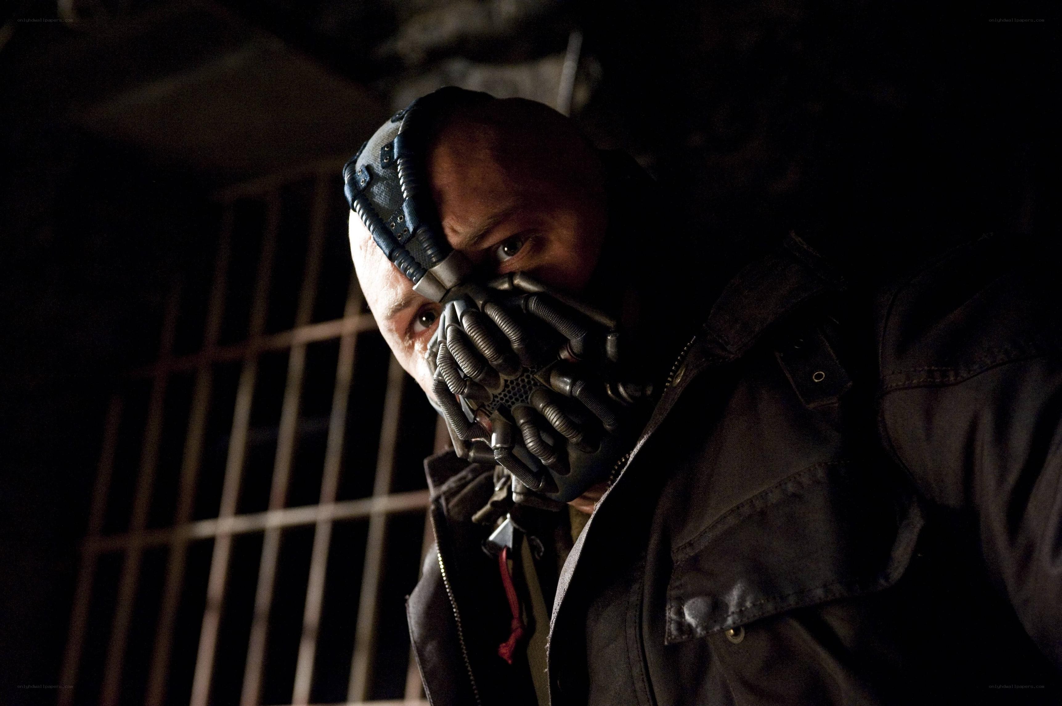 Bane in a dark cell