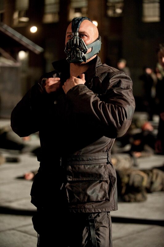 Bane in mask and jacket