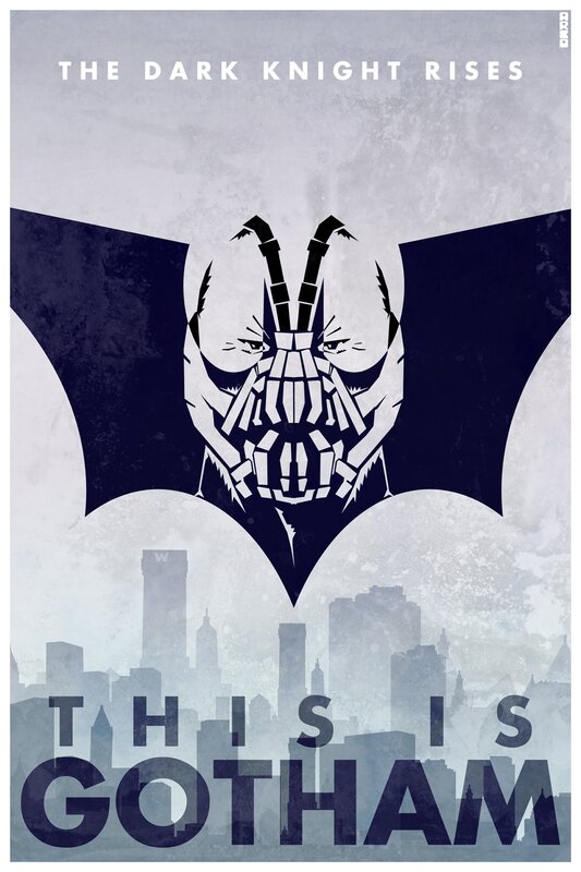 Bane Mask in Batman Logo