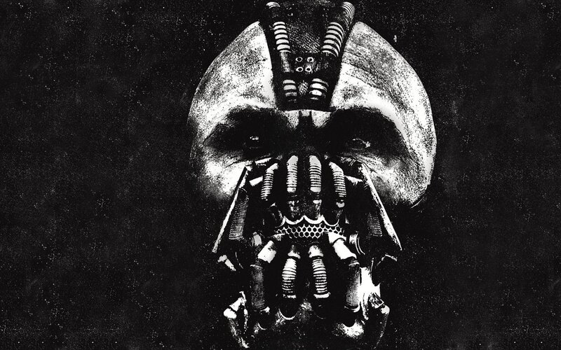 Bane Mask on Skull