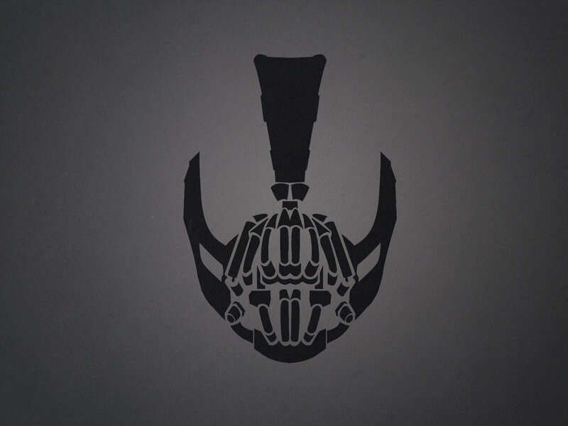 Bane Mask Silhouette