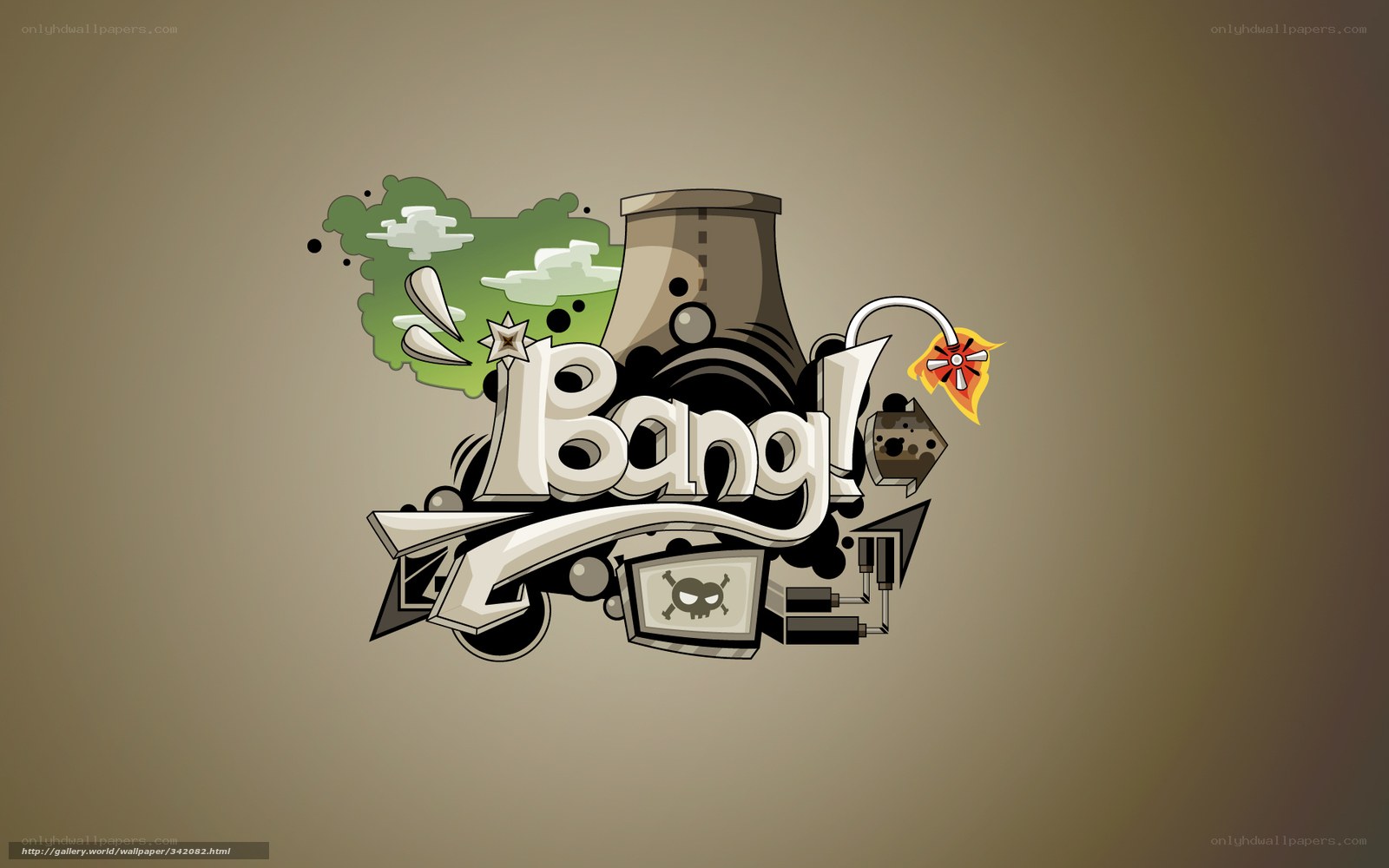 Bang! explosion art