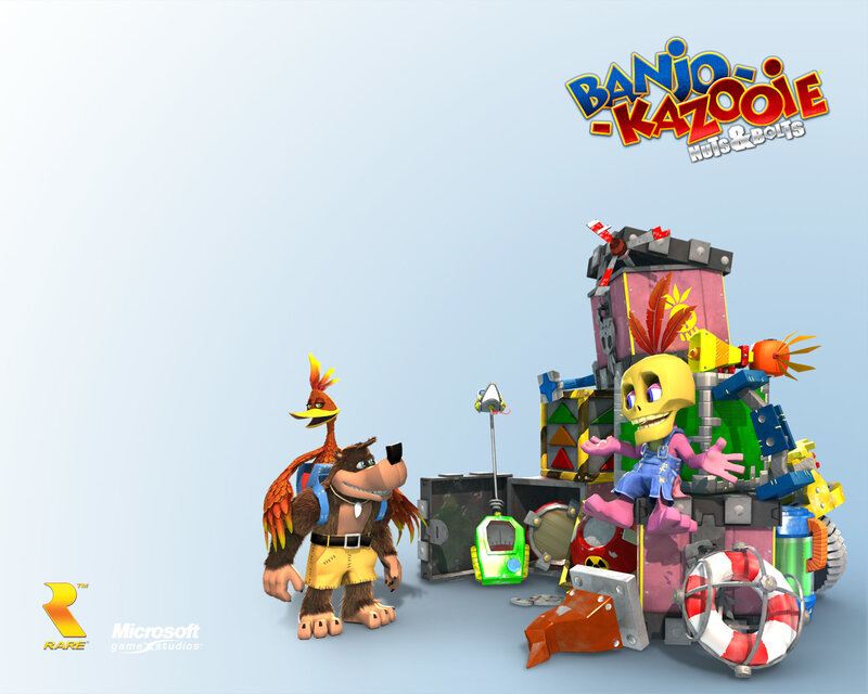 Banjo-Kazooie Nuts and Bolts artwork