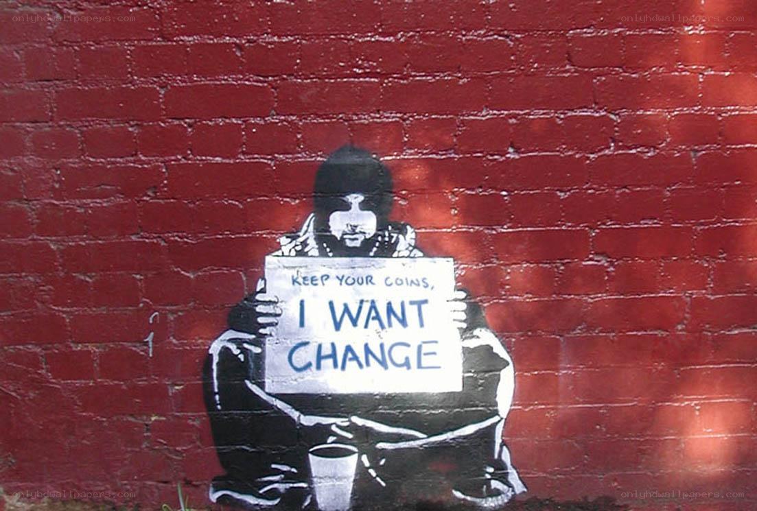 Banksy graffiti art