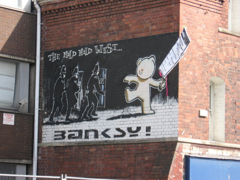 Banksy mural in London