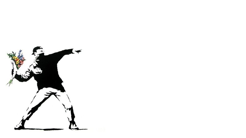 Banksy's Flower Thrower