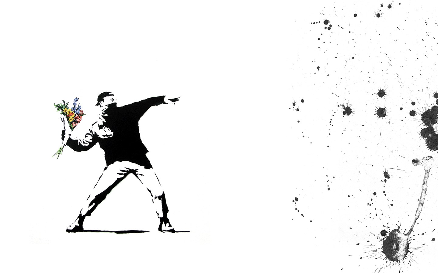 Banksy's Flower Thrower