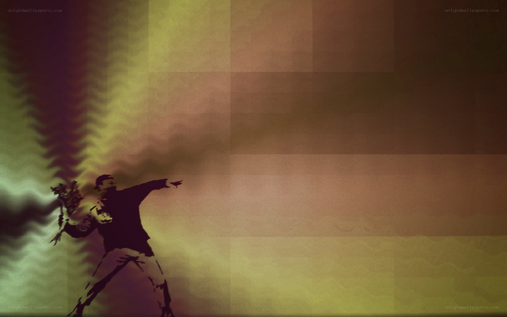 Banksy's Flower Thrower