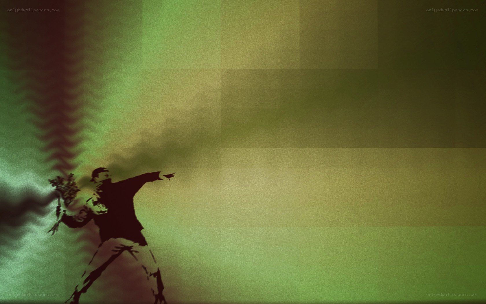Banksy's Flower Thrower