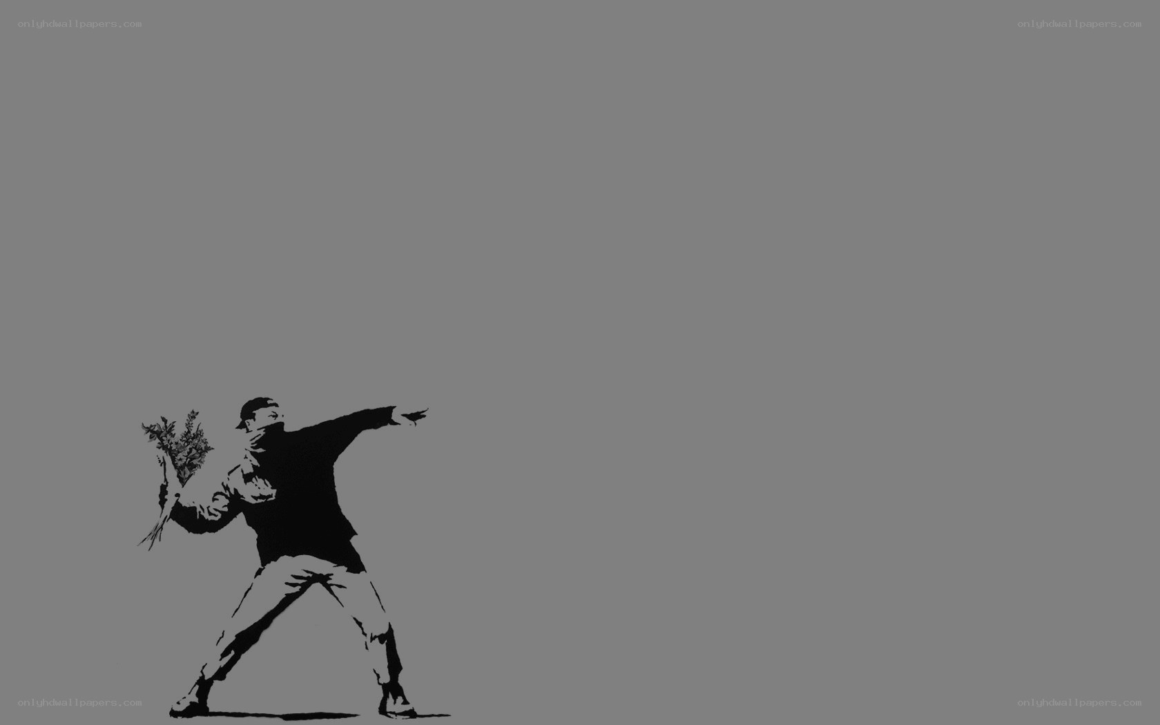 Banksy's Flower Thrower