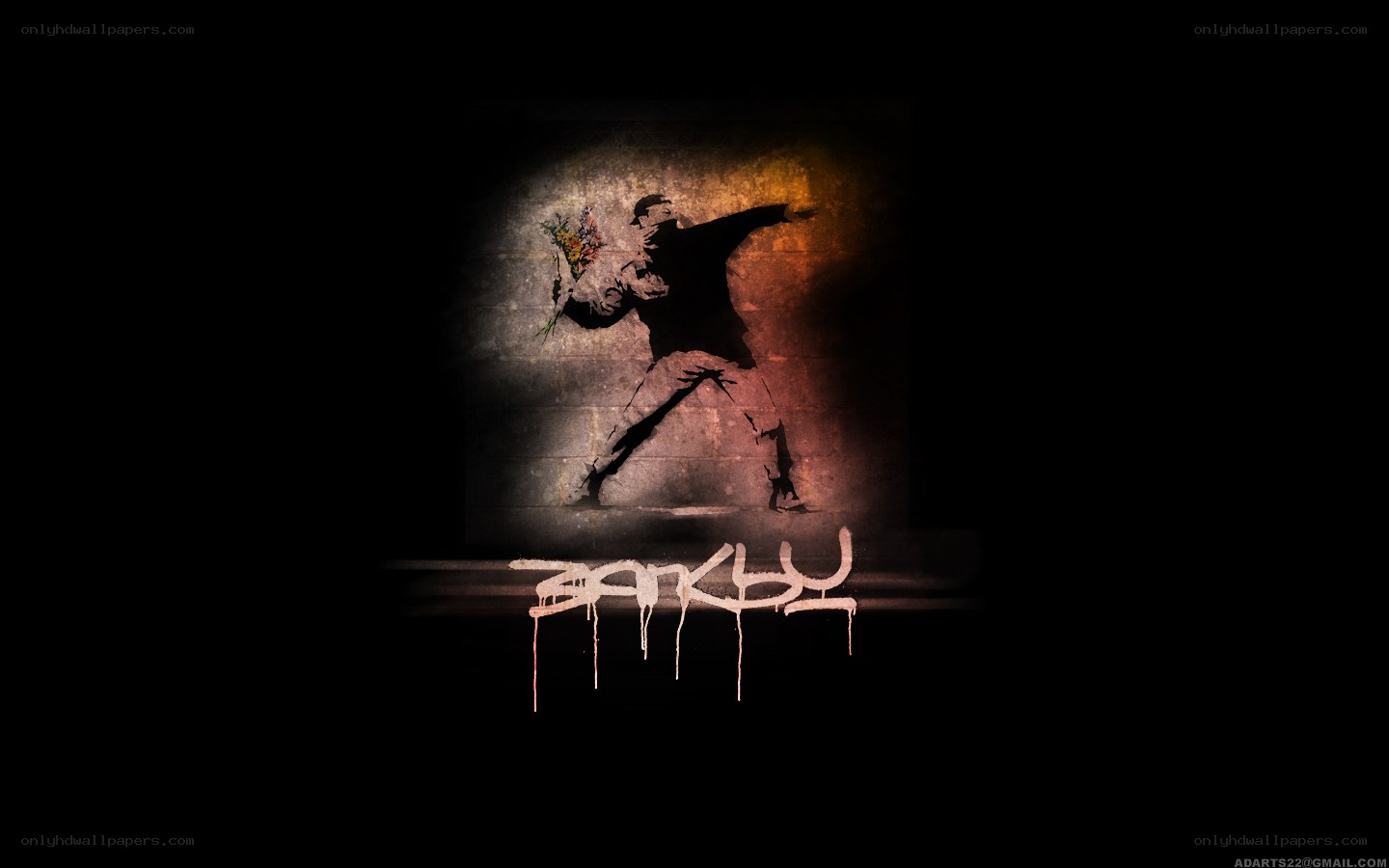 Banksy's Flower Thrower