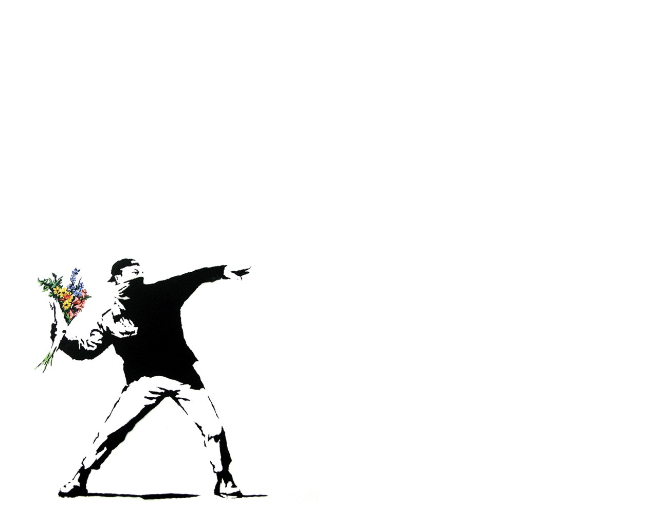 Banksy's Flower Thrower