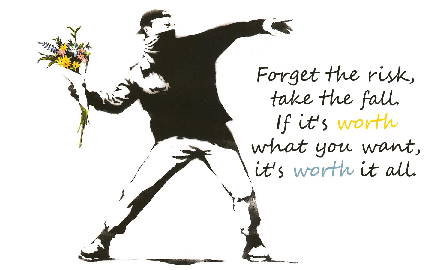 Banksy's Flower Thrower