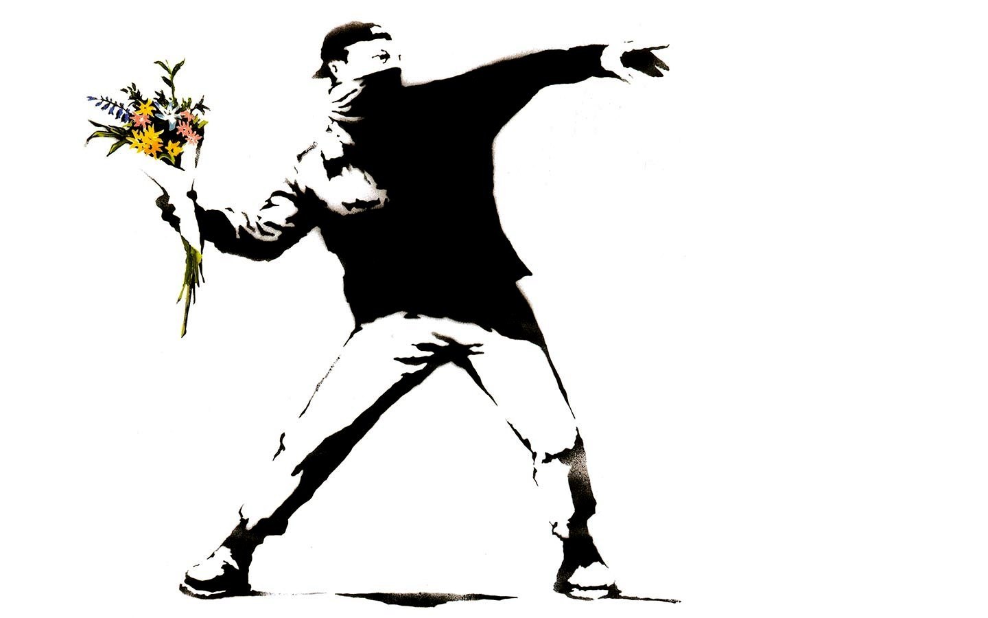 Banksy's Flower Thrower
