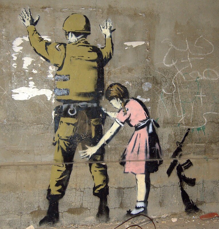 Banksy's 'Girl and Soldier'